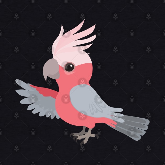 Cute galah cockatoo by Bwiselizzy